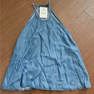 NWT Brandy Melville Denim Halter Top